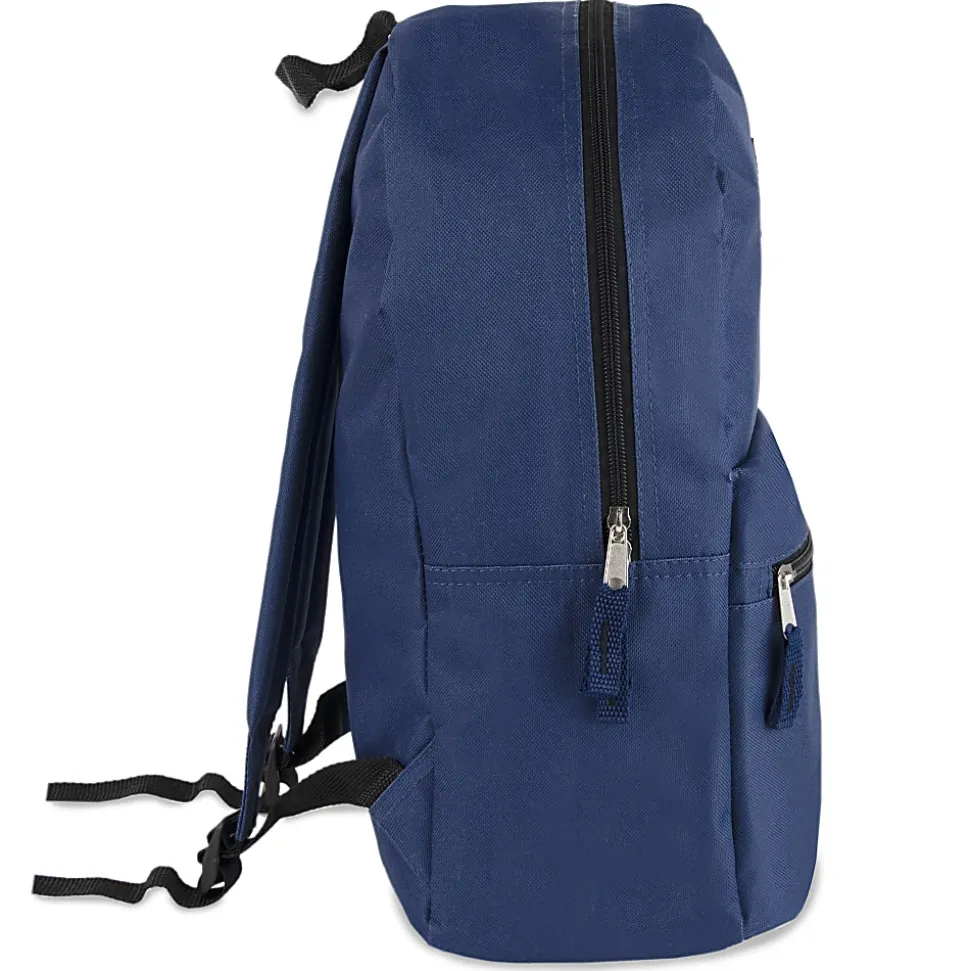 Trailmaker Classic Backpacks, 5 Assorted Colors, Set Of 24 Backpacks