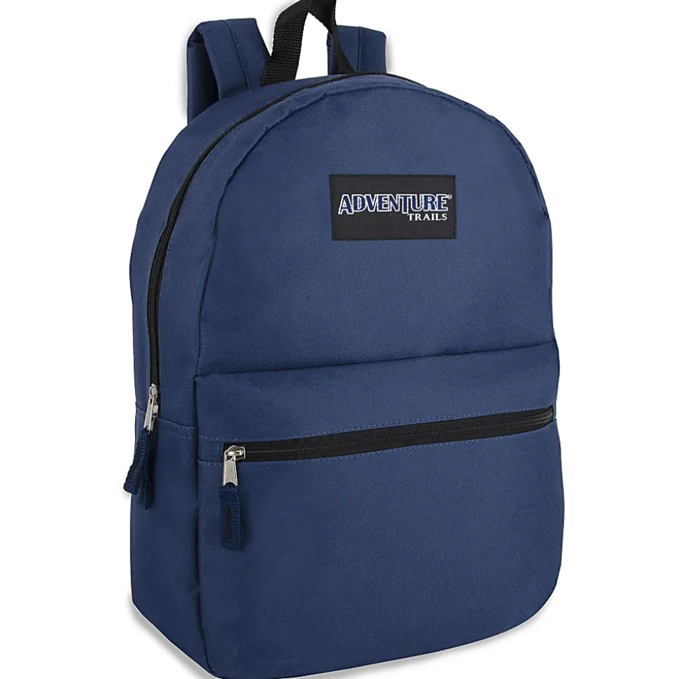 Trailmaker Classic Backpacks, 5 Assorted Colors, Set Of 24 Backpacks