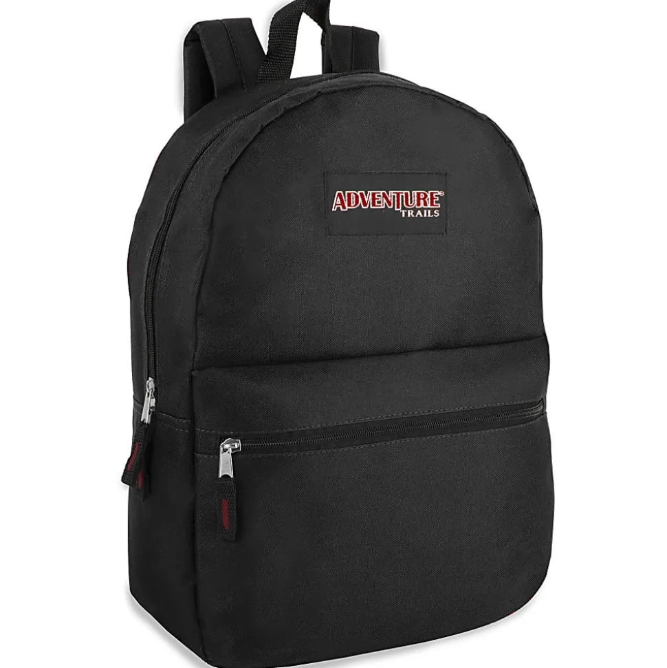Trailmaker Classic Backpacks, 5 Assorted Colors, Set Of 24 Backpacks