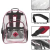 Trailmaker Clear Backpack, Red