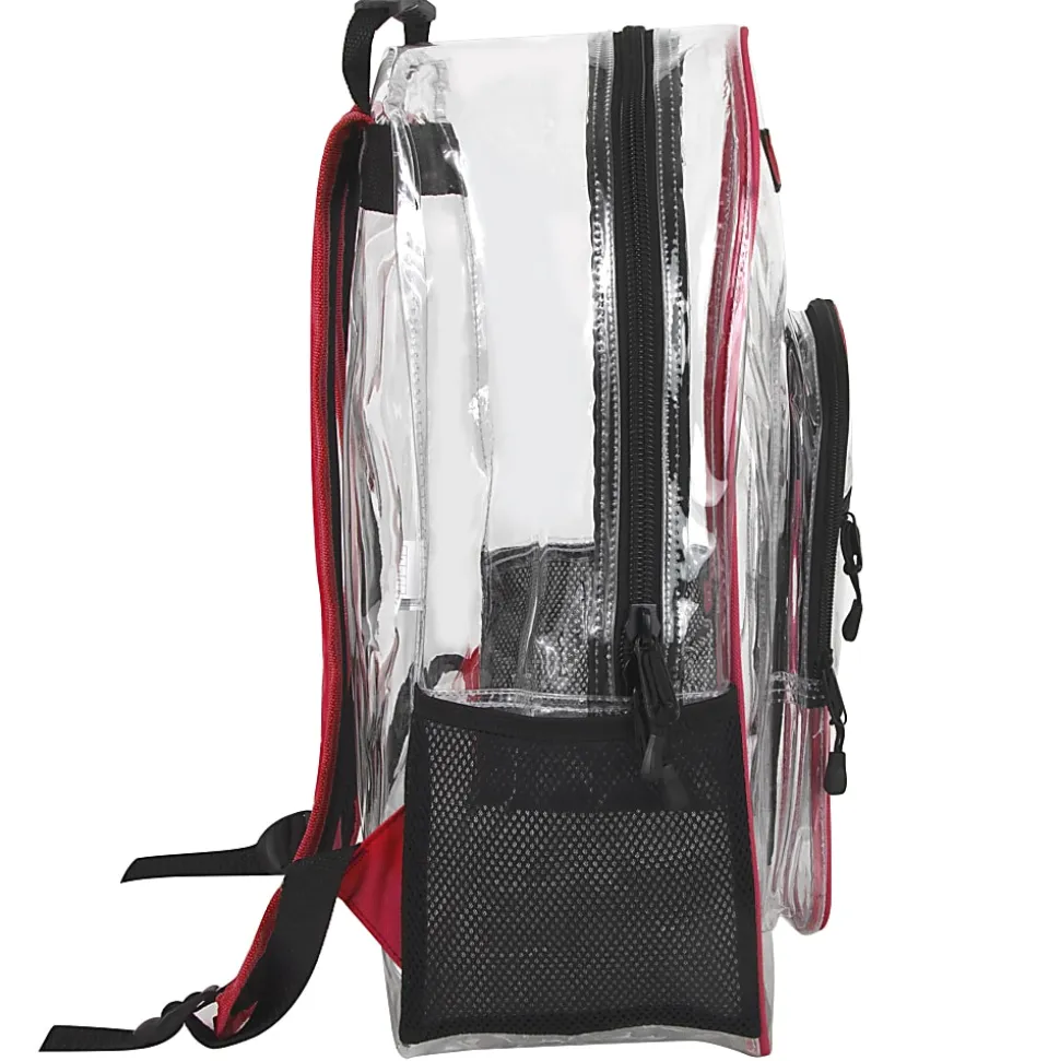Trailmaker Clear Backpack, Red