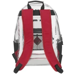 Trailmaker Clear Backpack, Red