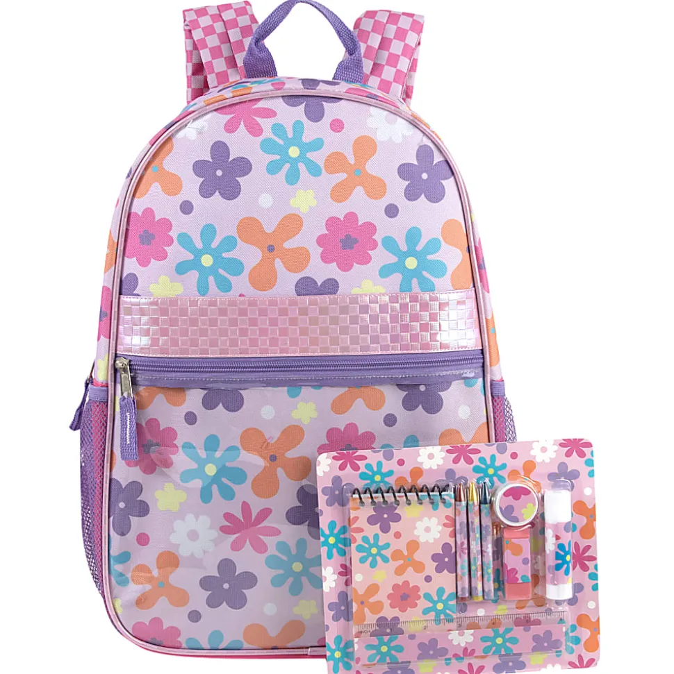 Trailmaker 9-In-1 Backpack Set, Floral