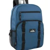 Trailmaker Mesh Side Pocket Backpacks, Black/Blue/Gray/Green, Total Qty 24