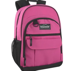 Trailmaker Multi-Pocket Backpacks, Pink/Purple/Green, Total Qty 24