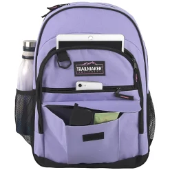Trailmaker Multi-Pocket Backpacks, Pink/Purple/Green, Total Qty 24