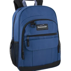 Trailmaker Multi-Pocket Backpacks, Black/Blue/Green, Total Qty 24