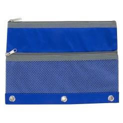 Trailmaker 3-Ring Binder Pencil Cases With Mesh Pockets, 7