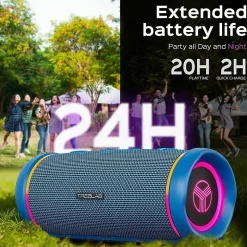 TREBLAB HD77BL Wireless Bluetooth Speaker