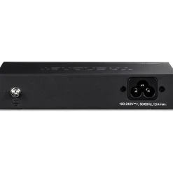 TRENDnet 6-Port Fast Ethernet PoE+ Switch, 4x Fast Ethernet PoE Ports, 2x Fast Ethernet Ports, 60W PoE Budget, 1.2 Gbps Switch Capacity