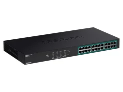 TRENDnet 24-Port Gigabit PoE+ Switch, 24x Gigabit PoE+ Ports, 370W Power Budget, 48Gbps Switch Capacity