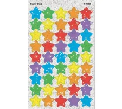 Trend® Sparkle Stickers, Large Super Stars, Pack Of 160