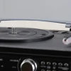 Trexonic 3-Speed Vinyl Turntable Home Stereo System, Black