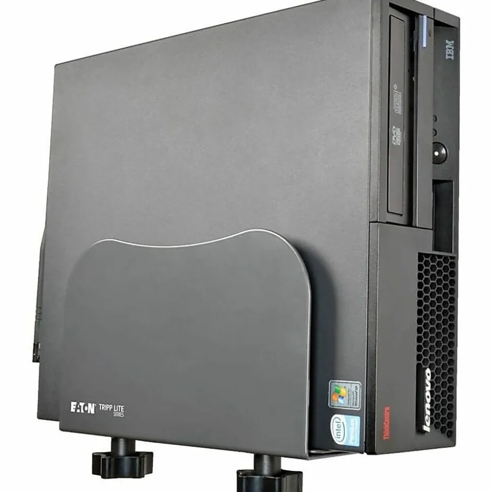 Tripp Lite by Eaton Display CPU Computer Desk Mount Monitor Stand Open Frame 4"- 6.25" Screen - 40 lb Load Capacity - Steel, Metal - Gray