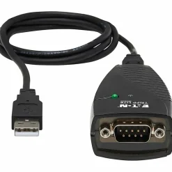 Tripp Lite by Eaton Keyspan USB to Serial Adapter - USB-A Male to DB9 RS232 Male 3 ft. (0.91 m) TAA - Type A Male, DB-9 Male