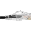 Tripp Lite Cat6 UTP Patch Cable (RJ45) - M/M, Gigabit, Snagless, Molded, Slim, Black, 1 ft. - 1 ft Category 6 Network Cable  - N201S01BK