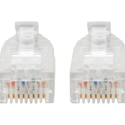 Tripp Lite Cat6 UTP Patch Cable (RJ45) - M/M, Gigabit, Snagless, Molded, Slim, Black, 1 ft. - 1 ft Category 6 Network Cable - N201S01BK