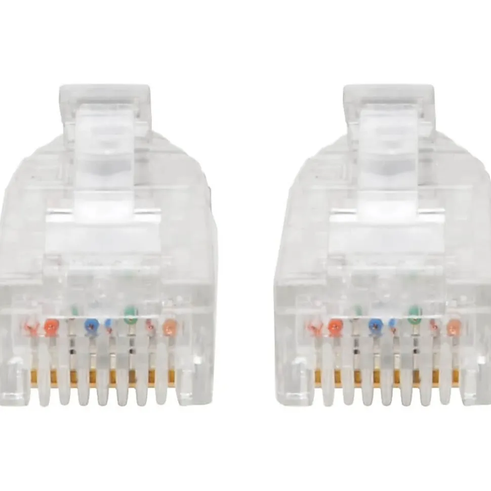Tripp Lite Cat6 UTP Patch Cable (RJ45) - M/M, Gigabit, Snagless, Molded, Slim, Black, 1 ft. - 1 ft Category 6 Network Cable - N201S01BK