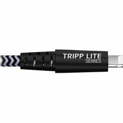 Tripp Lite Heavy Duty Lightning to USB Sync/Charge Cable Apple iPhone iPad 10ft - First End: 1x Type A Male USB - M100010HD