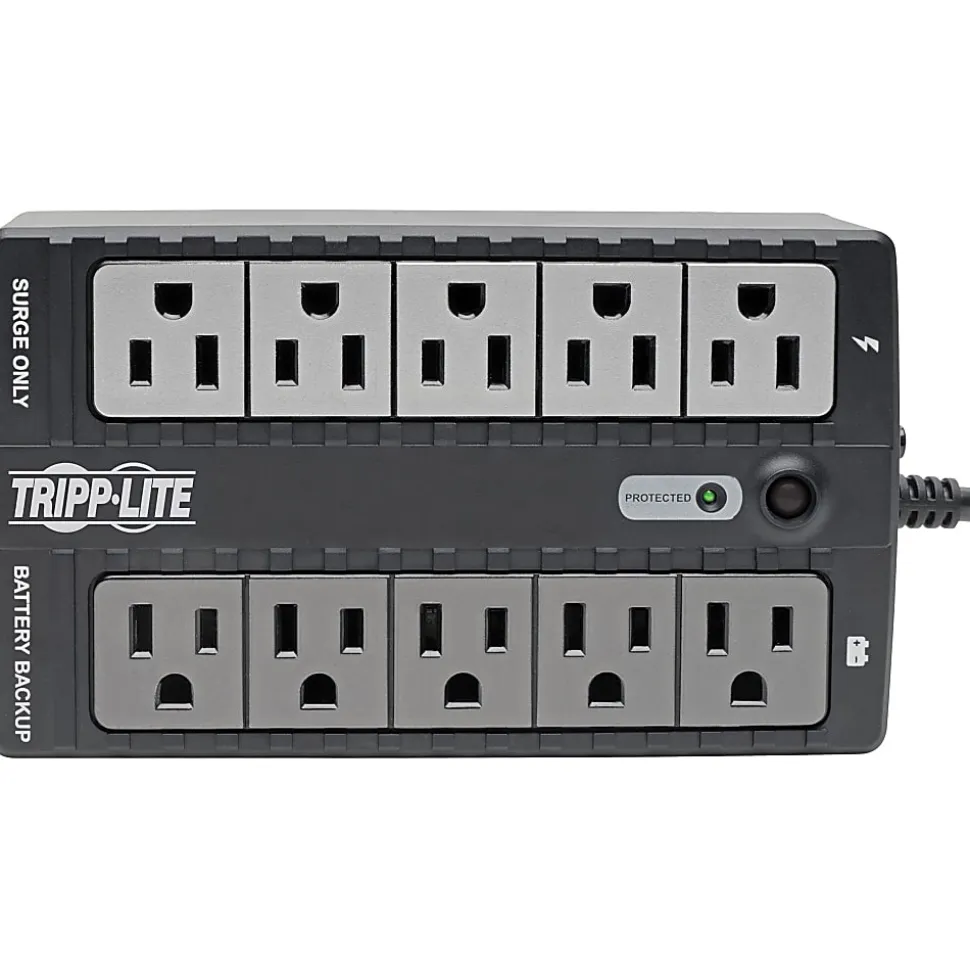 Tripp Lite INTERNET550U 8-Outlet Standby Uninterruptible Power Supply, 550VA/300 Watts