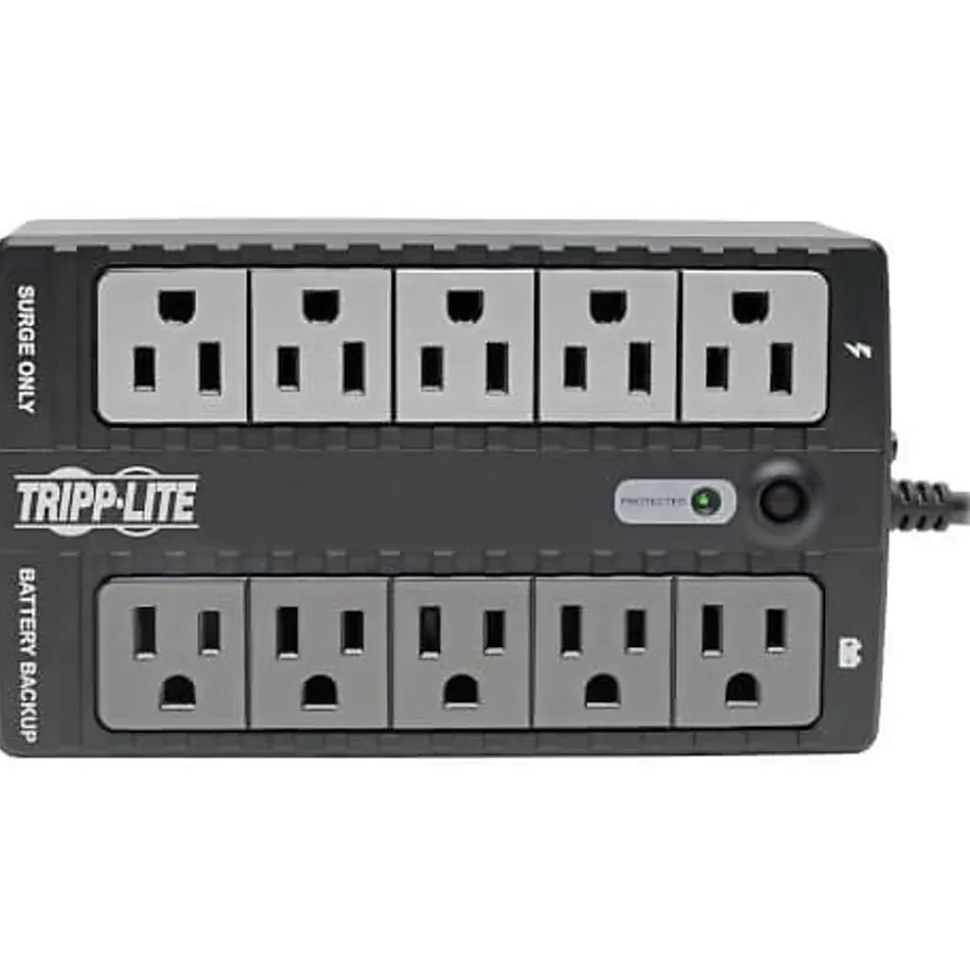 Tripp Lite INTERNET550U 8-Outlet Standby Uninterruptible Power Supply, 550VA/300 Watts