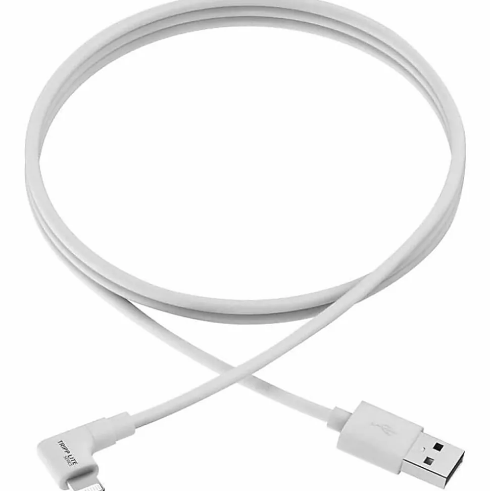 Tripp Lite Lightning to USB Sync Charge CAble Right-Angle - M100006LRAWH