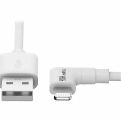 Tripp Lite Lightning to USB Sync Charge CAble Right-Angle - M100006LRAWH