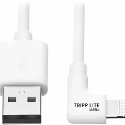 Tripp Lite Lightning to USB Sync Charge CAble Right-Angle - M100006LRAWH