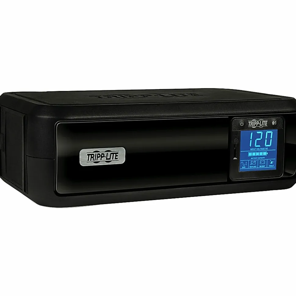 Tripp Lite Omni Smart OMNI650LCD 8-Outlet Uninterruptible Power Supply, 650VA/350 Watts