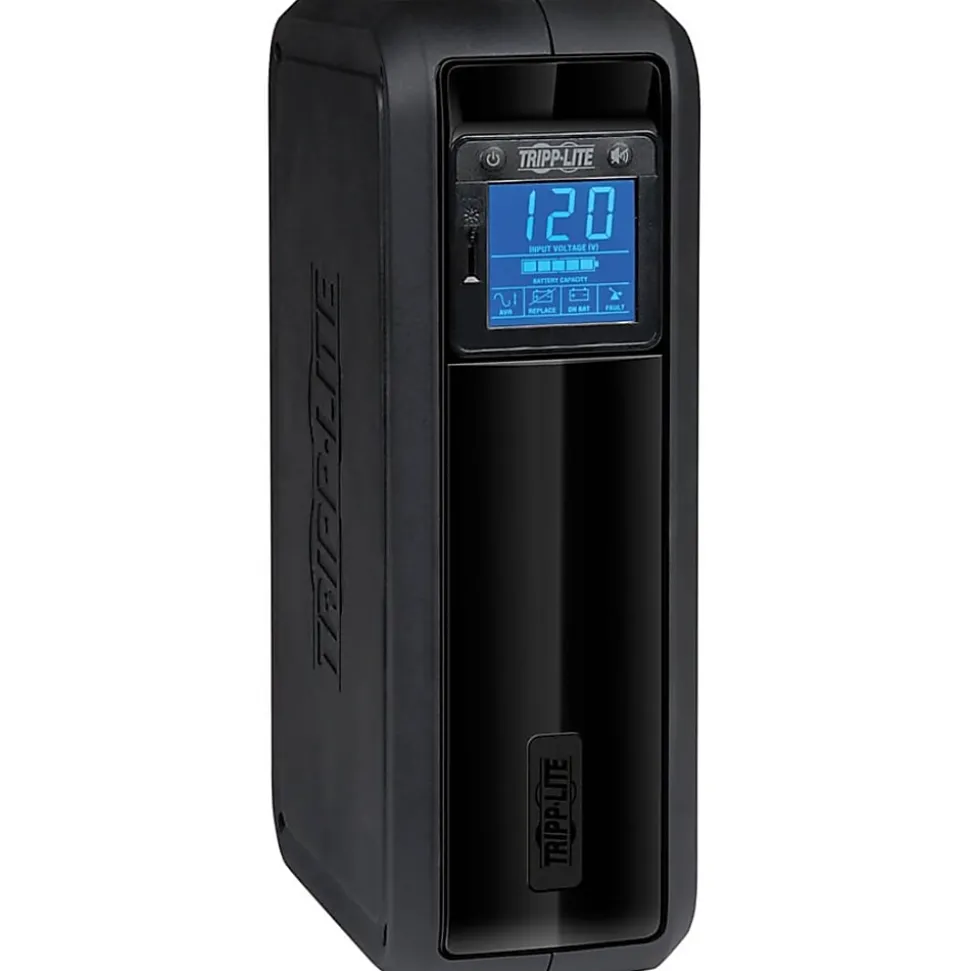 Tripp Lite Omni Smart OMNI650LCD 8-Outlet Uninterruptible Power Supply, 650VA/350 Watts