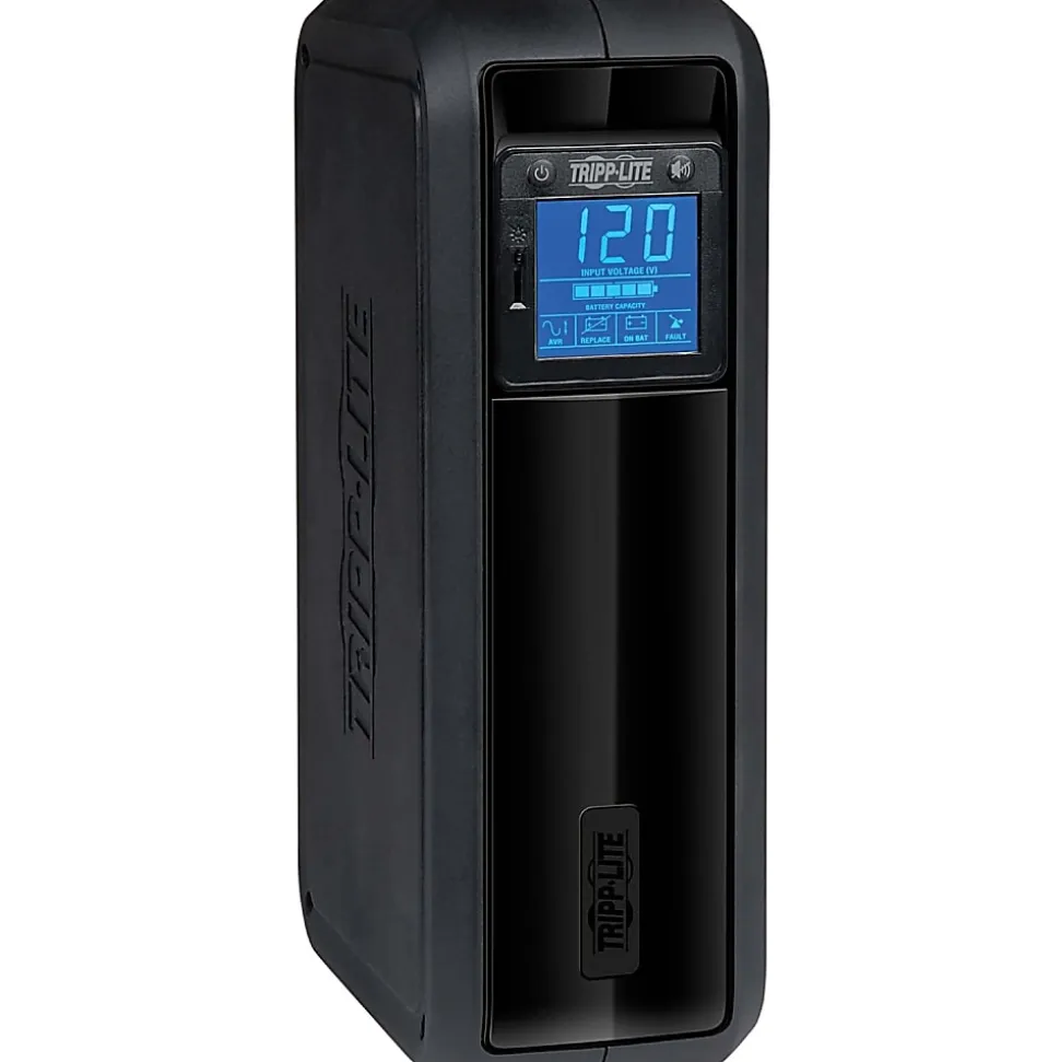 Tripp Lite Omni Smart OMNI650LCD 8-Outlet Uninterruptible Power Supply, 650VA/350 Watts