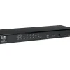 Tripp Lite 16-Port Rackmount KVM Switch w/ Built in IP and On Screen Display 1U - KVM switch - 16x KVM port(s) - B022U16IP