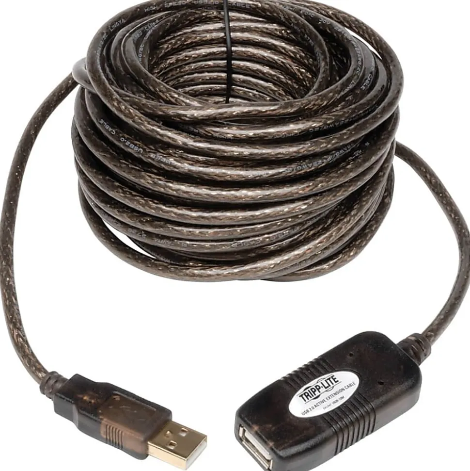 Tripp Lite U026-10M USB 2.0 extension cable, 33 ft.