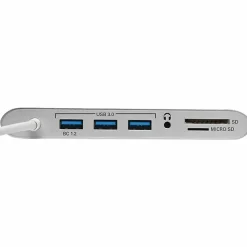 Tripp Lite USB-C Docking Station w/ USB-A , HDMI, VGA, mDP, Gbe, Memory Cards 3.5mm, USB C PD Charging 4K @ 30Hz - - U442DOCK1