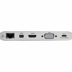 Tripp Lite USB-C Docking Station w/ USB-A , HDMI, VGA, mDP, Gbe, Memory Cards 3.5mm, USB C PD Charging 4K @ 30Hz - - U442DOCK1