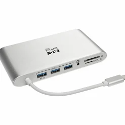 Tripp Lite USB-C Docking Station w/ USB-A , HDMI, VGA, mDP, Gbe, Memory Cards 3.5mm, USB C PD Charging 4K @ 30Hz - - U442DOCK1