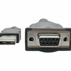 Tripp Lite USB to Null Modem Serial FTDI Adapter Cable with COM Retention (USB-A to DB9 M/F) 18-in. (45.72 cm)