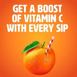 Tropicana Fruit Juice, Orange Fluorescent, 10 Oz, Pack Of 24 Bottles