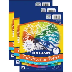 Tru-Ray Construction Paper, Heavyweight, 12