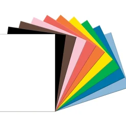 Tru-Ray® Construction Paper, 50% Recycled, Assorted Colors, 18" x 24", Pack Of 50