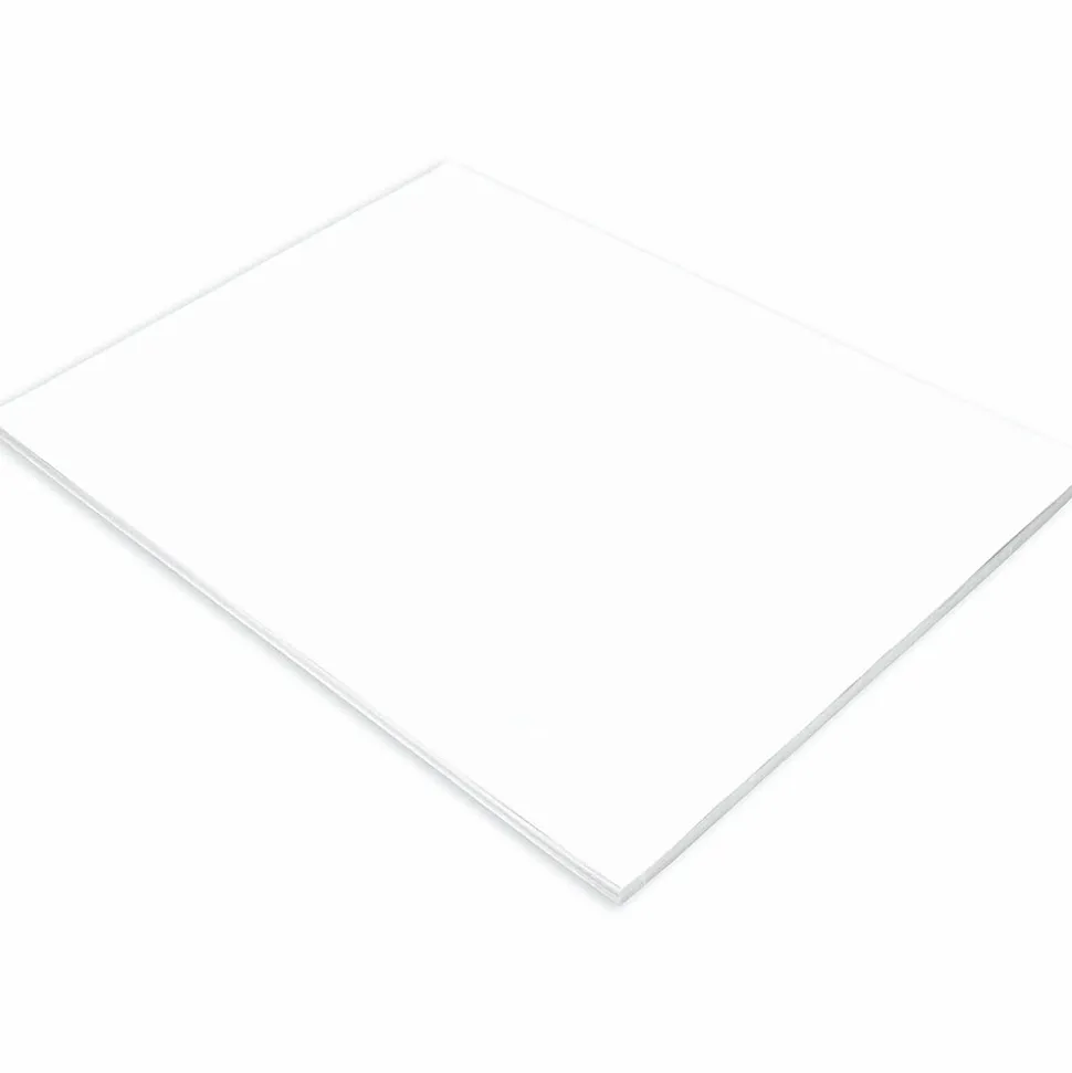 Tru-Ray® Construction Paper, 50% Recycled, 18" x 24", White, Pack Of 50