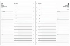 2026 TULĀ® Discbound Daily Planner Refill Pages, Letter Size, January To December, ODUS2503006
