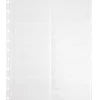 TUL® Discbound Notebook Business Card Pages, Letter Size, Clear, 14 Pockets Per Page, Pack Of 3 Pages