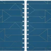 TUL® Discbound Notebook Covers, Letter Size, Blue Geo, Pack of 2 Covers