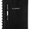 TUL® Discbound Notebook Pen Loop Holders, Letter/Junior Sizes, Black, Set Of 2 Holders