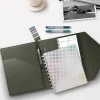 TUL® Discbound Notebook With 3 Customizable & Reversible Poly Covers, Junior Size, Narrow Ruled, 60 Sheets, Assorted Cover Designs