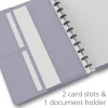 TUL® Discbound Notebook With Vegan Leather Cover, Letter Size, Narrow Ruled, 60 Sheets, Lavender Mist/Lines
