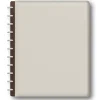 TUL® Discbound Notebook With Vegan Leather Cover, Letter Size, Narrow Ruled, 60 Sheets, Cannoli Cream