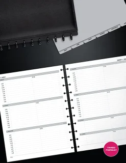 2027 TUL® Discbound Weekly Planner Refill Pages Set, Letter Size, January To December, Total Qty 1, TULLTFLRTIMERY27