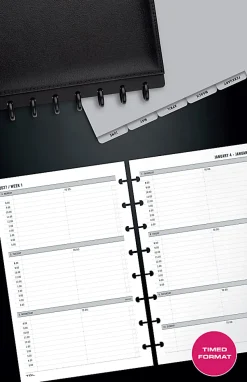 2027 TUL® Discbound Weekly Planner Refill Pages Set, Junior Size, January To December, Total Qty 1